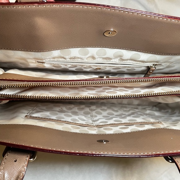 Kate Spade Tote 3 pocket Tan - Picture 3 of 6